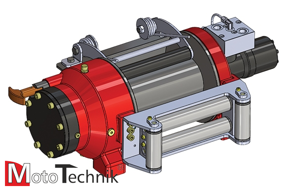 Wyciągarka hydrauliczna HAMMER HMW 5.6 PHT-EN-P - Pneumatic clutch (ALUMINUM BODY)