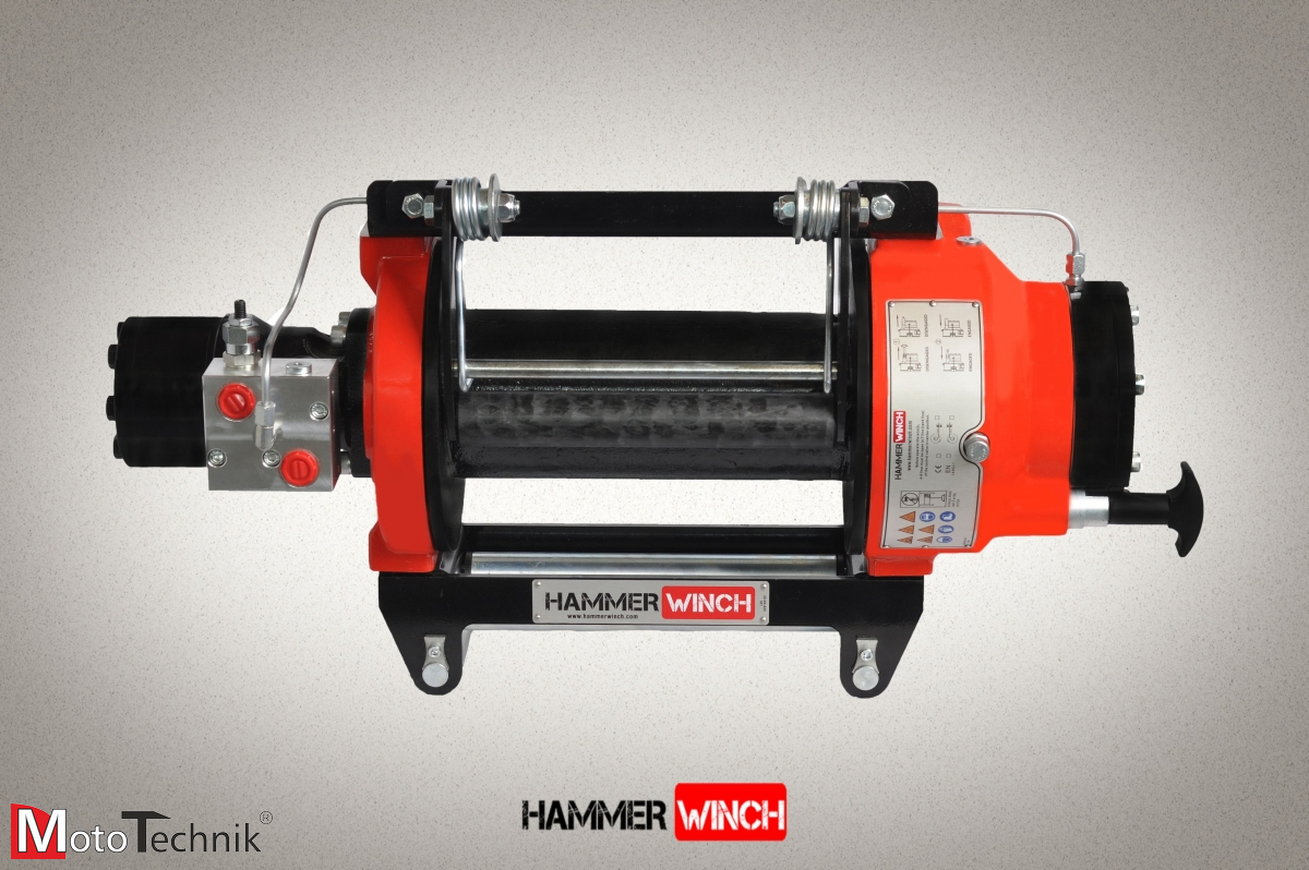 Wyciągarka hydrauliczna HAMMER HMW 7.8 PHT-ST- Manual Clutch (STEEL BODY )