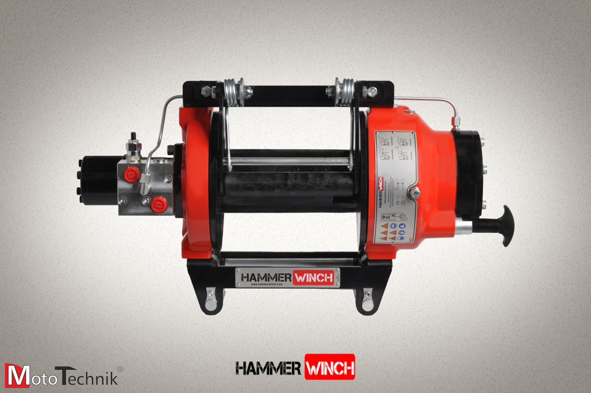 Wyciągarka hydrauliczna HAMMER HMW 5.6 PHT-EN-P - Pneumatic clutch (ALUMINUM BODY)