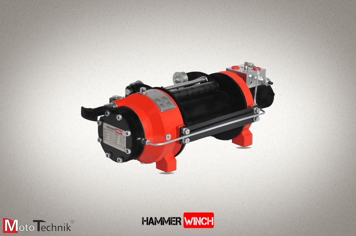 Wyciągarka hydrauliczna HAMMER HMW 5.0 PHT-ST-P- Pneumatic Clutch (STEEL BODY )