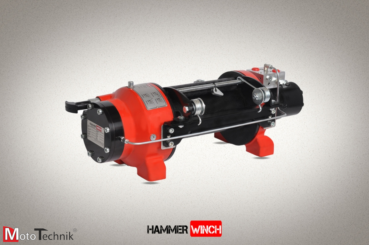 Wyciągarka hydrauliczna HAMMER HMW 6.6 PHT-EN-P - Pneumatic clutch (ALUMINUM BODY)