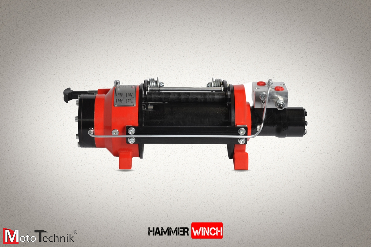 Wyciągarka hydrauliczna HAMMER HMW 4.0 PHT- Pneumatic Clutch (ALUMINUM BODY)