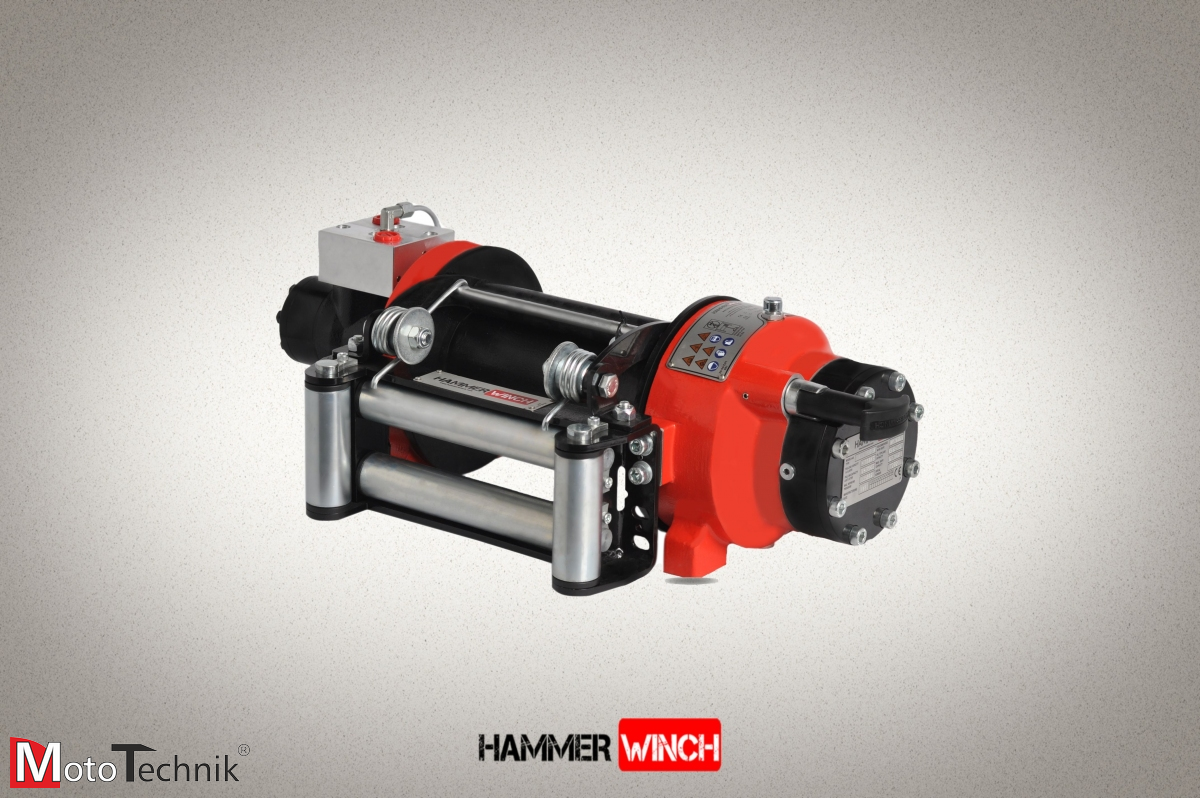 Wyciągarka hydrauliczna HAMMER HMW 5.0 PHT-P- Pneumatic Clutch (ALUMINUM BODY)