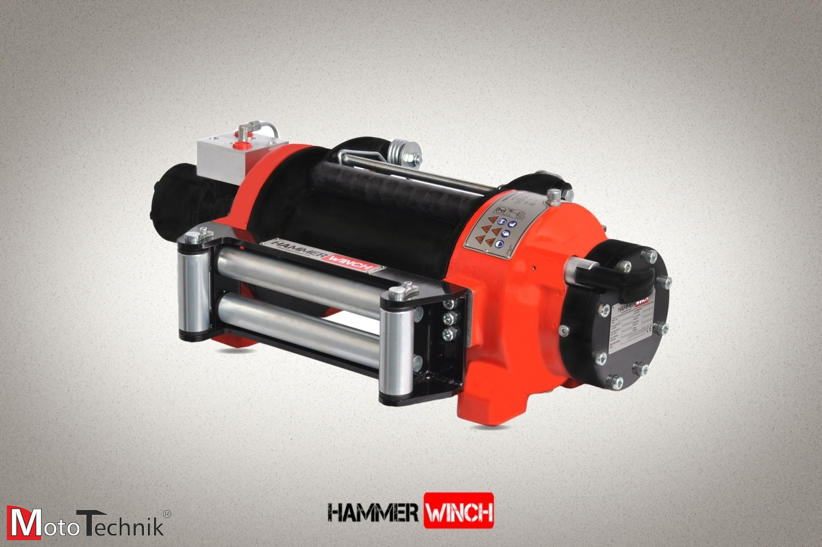 Wyciągarka hydrauliczna HAMMER HMW 6.8 PHT- Manual Clutch (ALUMINUM BODY)