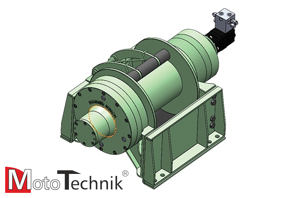 Wyciągarka hydrauliczna HAMMER HMW 30.0 PHT-EN-P - Pneumatic Clutch ***