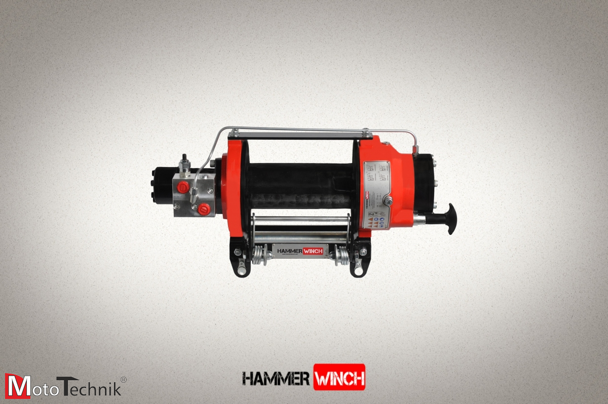 Wyciągarka hydrauliczna HAMMER HMW 5.0 PHT-P- Pneumatic Clutch (ALUMINUM BODY)