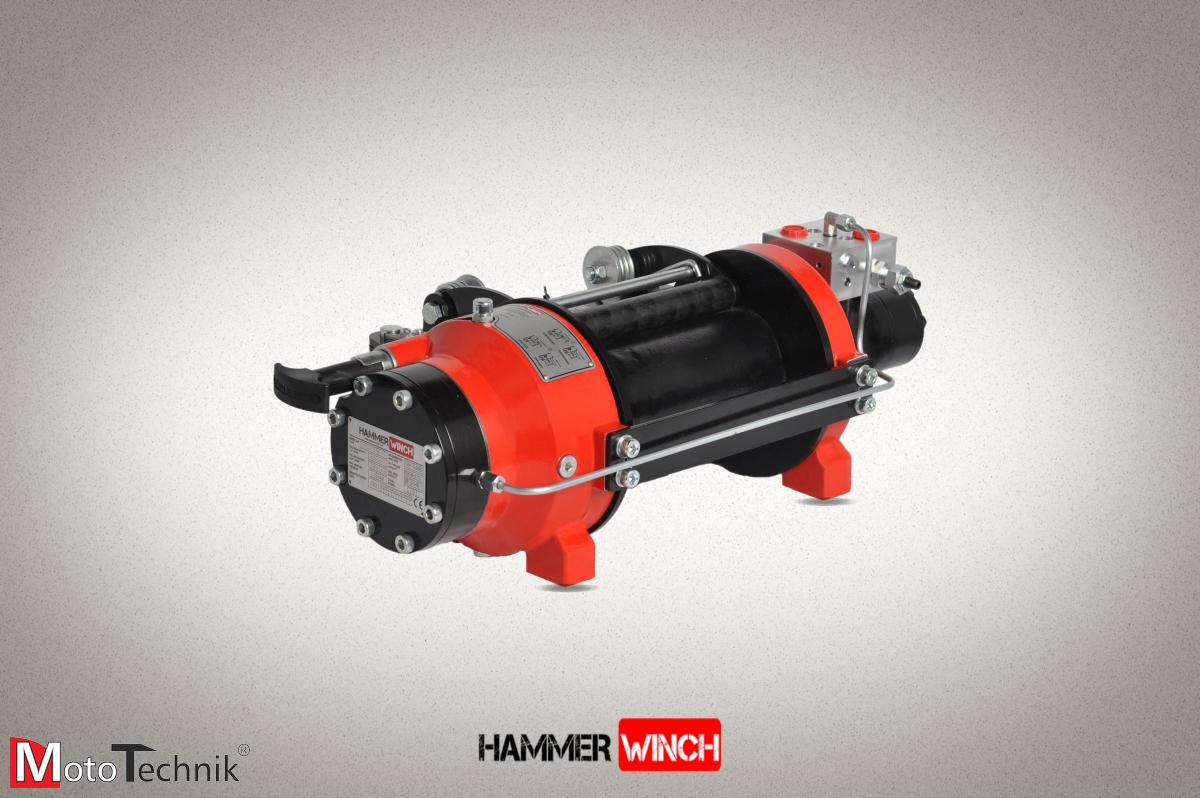 Wyciągarka hydrauliczna HAMMER HMW 3.6 PHT-EN-P - Pneumatic clutch (ALUMINUM BODY)