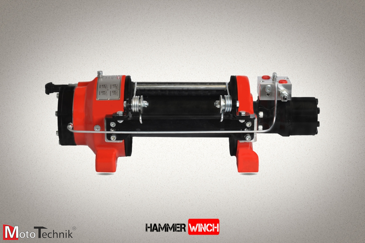 Wyciągarka hydrauliczna HAMMER HMW 7.8 PHT-P- Pneumatic Clutch (ALUMINUM BODY)