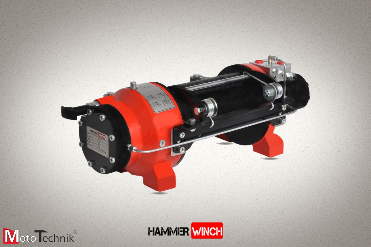 Wyciągarka hydrauliczna HAMMER HMW 7.8 PHT-ST-P Pneumatic Clutch (STEEL BODY )