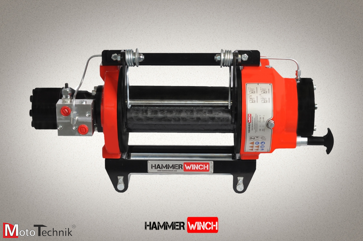 Wyciągarka hydrauliczna HAMMER HMW 7.8 PHT- Manual Clutch (ALUMINUM BODY)