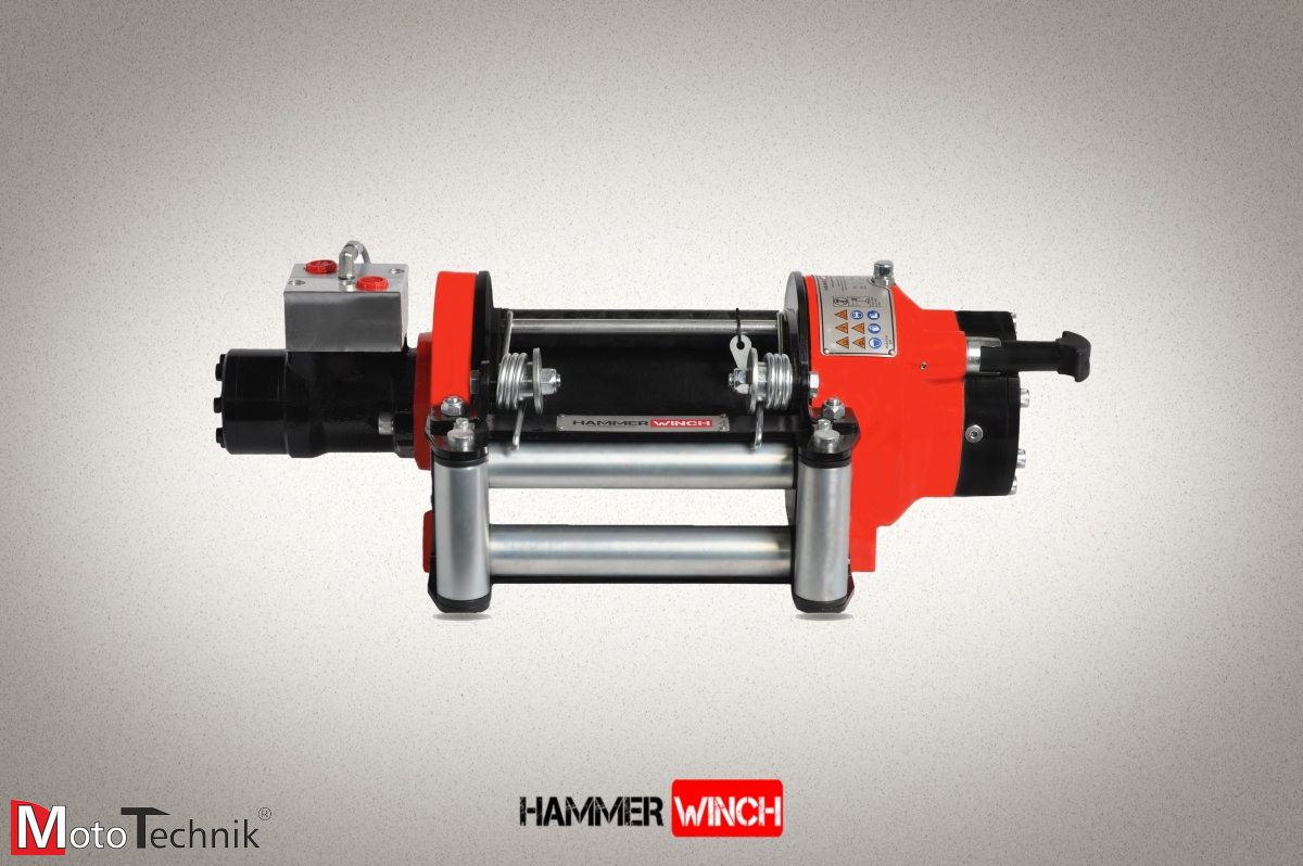 Wyciągarka hydrauliczna HAMMER HMW 5.0 PHT-P- Pneumatic Clutch (ALUMINUM BODY)