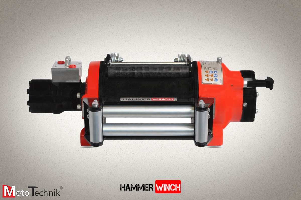 Wyciągarka hydrauliczna HAMMER HMW 7.8 PHT-P- Pneumatic Clutch (ALUMINUM BODY)