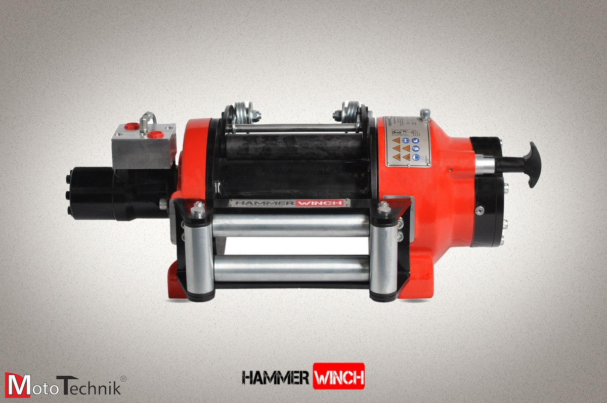 Wyciągarka hydrauliczna HAMMER HMW 5.6 PHT-EN-P - Pneumatic clutch (ALUMINUM BODY)