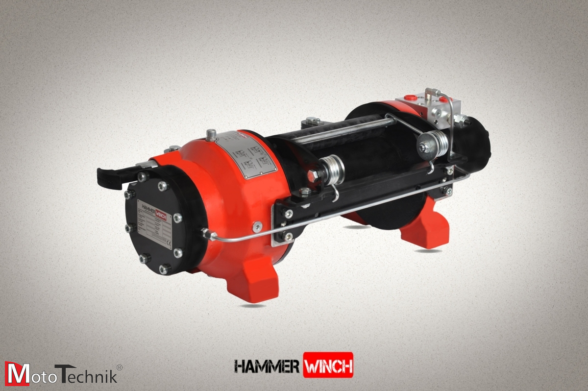 Wyciągarka hydrauliczna HAMMER HMW 6.8 PHT- Manual Clutch (ALUMINUM BODY)