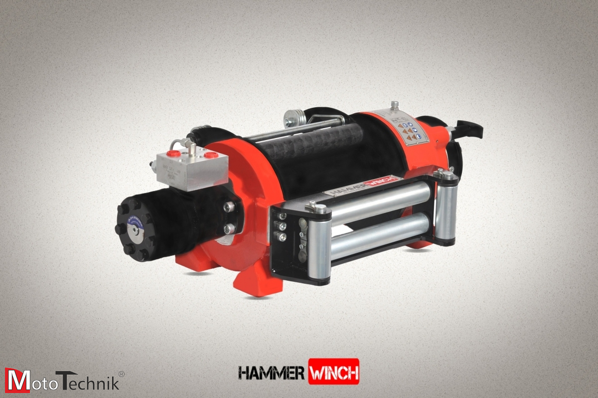 Wyciągarka hydrauliczna HAMMER HMW 6.8 PHT-P- Pneumatic Clutch (ALUMINUM BODY)