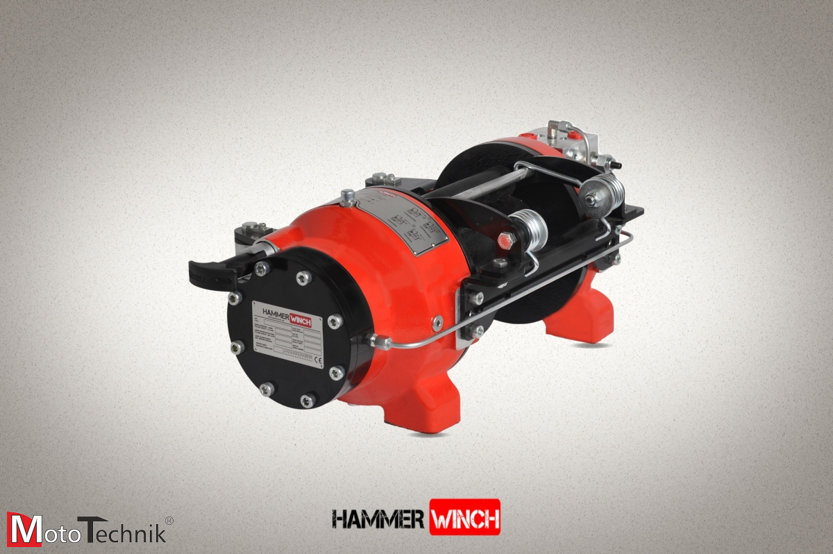 Wyciągarka hydrauliczna HAMMER HMW 5.6 PHT-EN-P - Pneumatic clutch (ALUMINUM BODY)