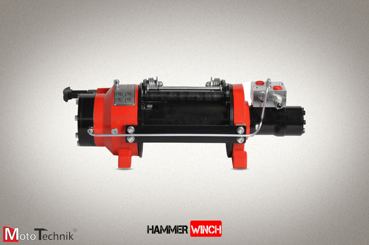 Wyciągarka hydrauliczna HAMMER HMW 3.6 PHT-EN - Manual clutch (ALUMINUM BODY)