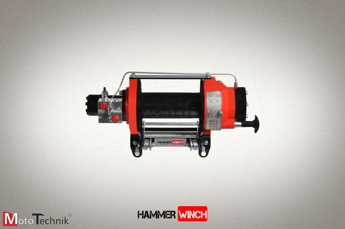 Wyciągarka hydrauliczna HAMMER HMW 5.0 PHT- Manual Clutch (ALUMINUM BODY)