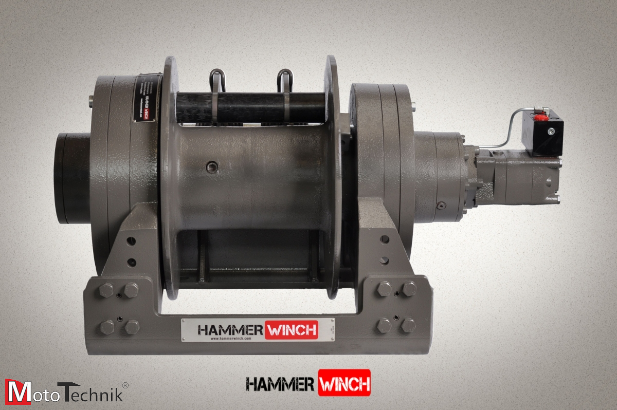 Wyciągarka hydrauliczna HAMMER HMW 25.0 PHT-EN-P - Pneumatic Clutch ***