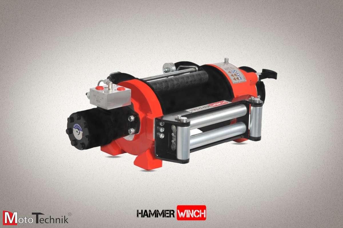 Wyciągarka hydrauliczna HAMMER HMW 6.8 PHT- Manual Clutch (ALUMINUM BODY)