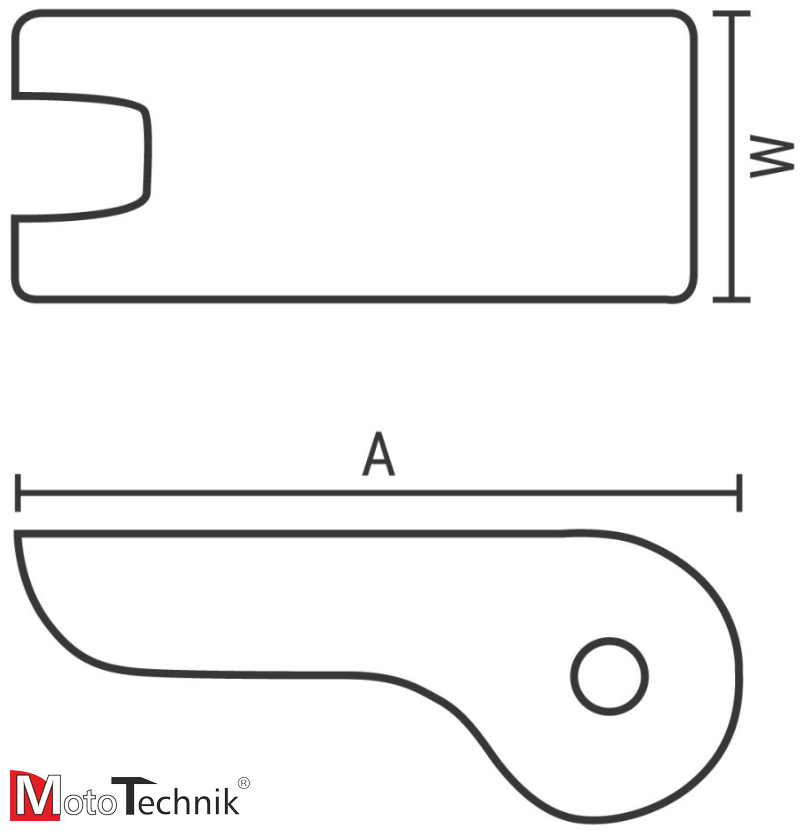 Zapasowy zatrzask do haka PROLUX 1250 kg 39 mm ( 554105 )