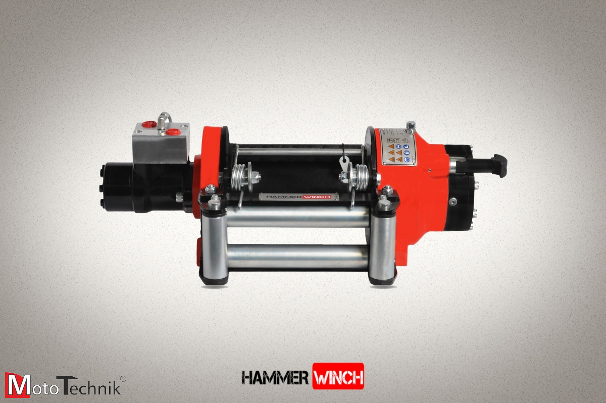 Wyciągarka hydrauliczna HAMMER HMW 5.0 PHT- Manual Clutch (ALUMINUM BODY)