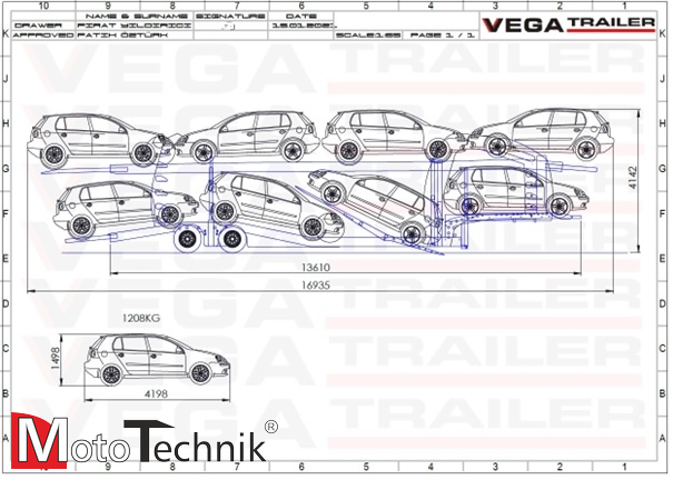 Naczepa VEGA TRAILER CAR CARRIER VG-CC8