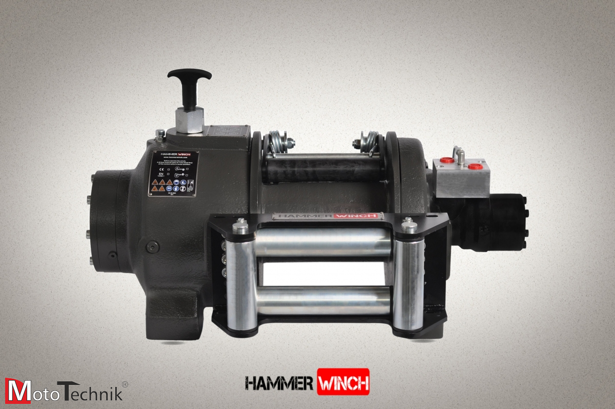 Wyciągarka hydrauliczna HAMMER HMW 12.0 PHT-K-P- Pneumatic Clutch (COMPACT) *