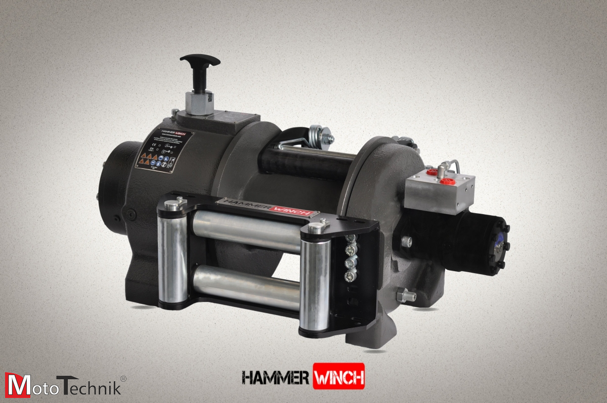 Wyciągarka hydrauliczna HAMMER HMW 12.0 PHT-K-P- Pneumatic Clutch (COMPACT) *