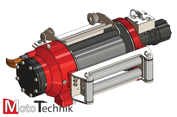 Wyciągarka hydrauliczna HAMMER HMW 6.6 PHT-EN-P - Pneumatic clutch (ALUMINUM BODY)