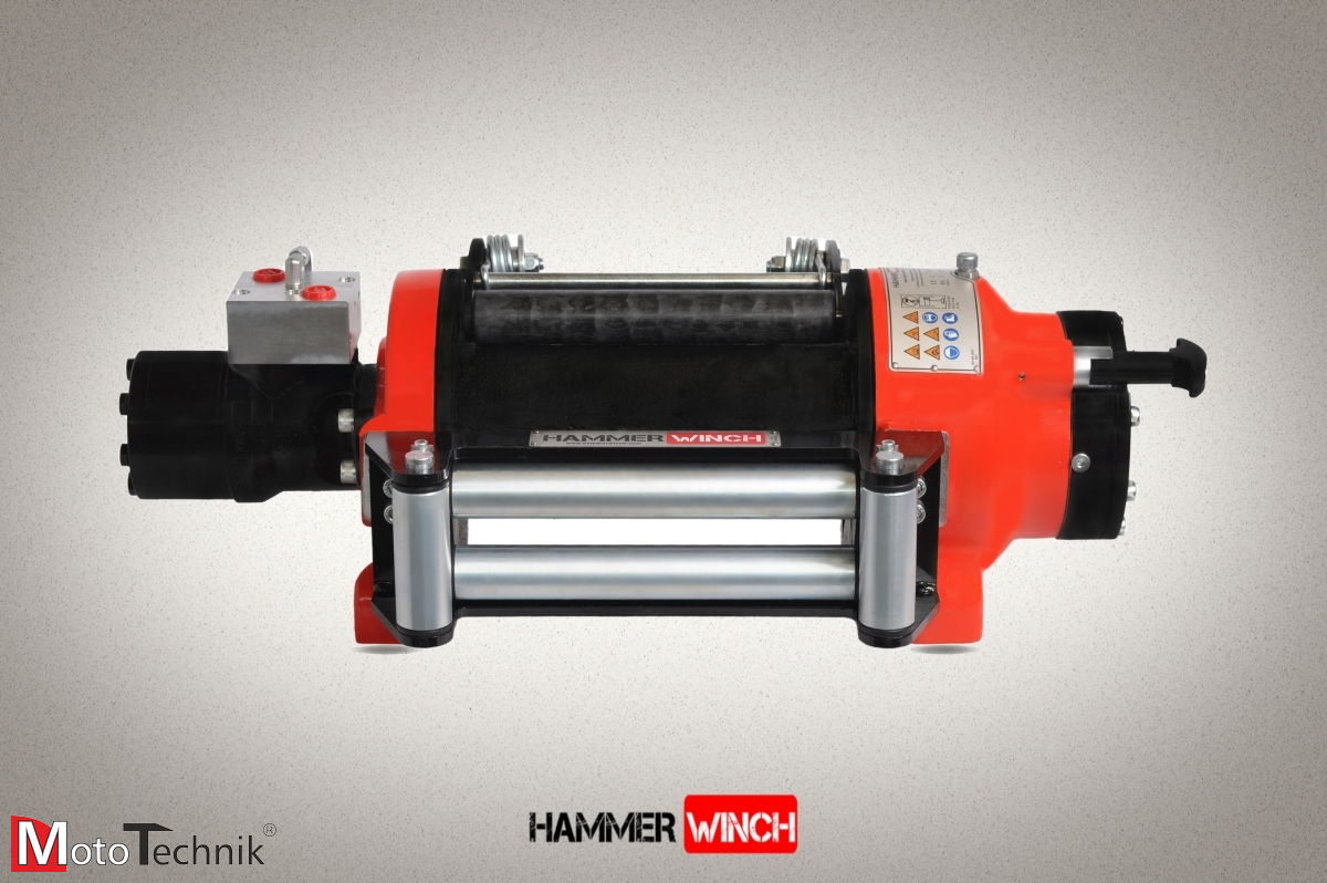 Wyciągarka hydrauliczna HAMMER HMW 6.8 PHT- Manual Clutch (ALUMINUM BODY)