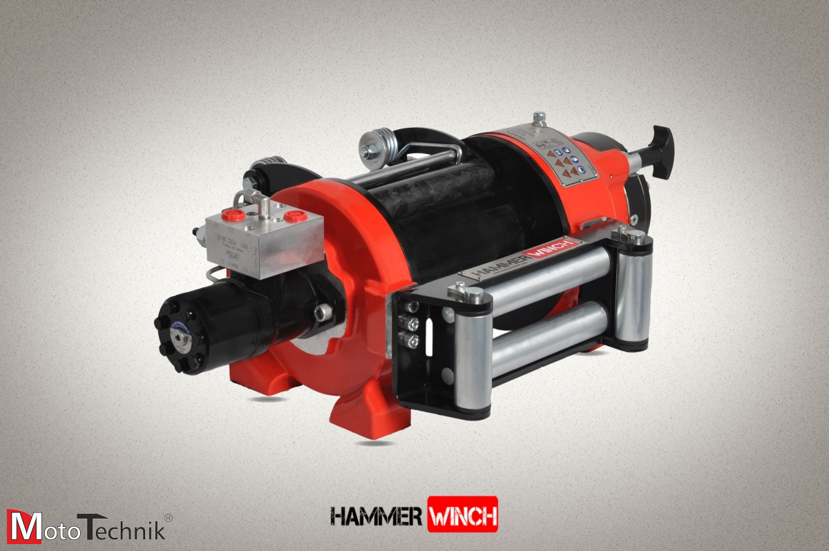 Wyciągarka hydrauliczna HAMMER HMW 5.6 PHT-EN-P - Pneumatic clutch (ALUMINUM BODY)